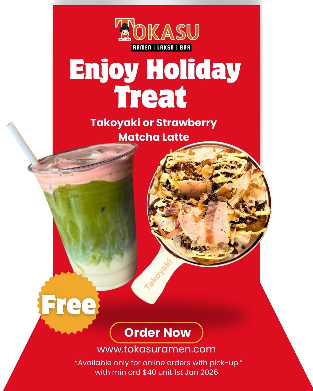 Red and White Modern Best Burger Instagram Post